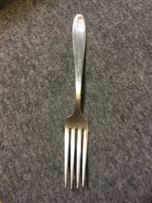 Simeon L & George - Vintage Silverplate Dinner Fork  H Rogers Company A1 - Изображение 1 из 4