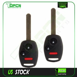 2 For Honda Odyssey 2005-2010 Keyless Entry Remote Control Car Key Fob 3 Buttons - Picture 1 of 7