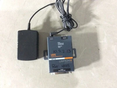Lantronix Universal Device Server UDS1100 Ethernet Serial RS232/422/485 & PS - Image 1 of 3