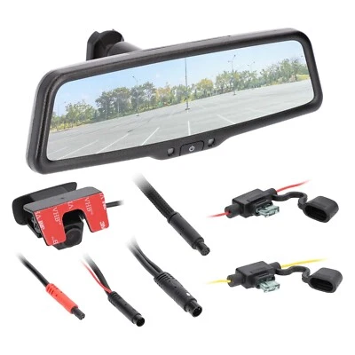 iBeam TE-LVM9 9" Live View Streaming Rearview Mirror 1080P Front & Rear 1280×320 - Image 1 of 4