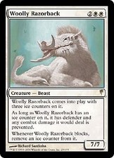 Coldsnap Woolly Razorback x4 Magic The Gathering NM