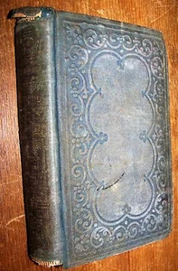 1851 ANTIQUE WESTERN AMERICA LIFE SUNDAY SCHOOL BIBLE STUDY BOOK MORTON FAMILY - Picture 1 of 7