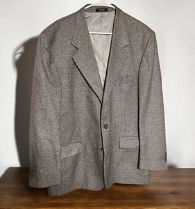 Norm Thompson Blazer Men's 44R Gray Sport Coat Suit Jacket Nice Fast Shipping - Picture 1 of 7