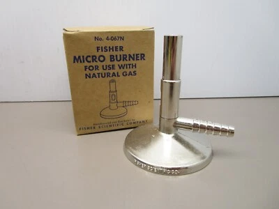 Micro queimador Fisher 04-067N para uso com gás natural 3-3/8" de altura 800-1200 BTU - Imagem 1 de 4