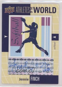 2011 Upper Deck World of Sports Athletes of the World Jennie Finch #AW-FI Auto
