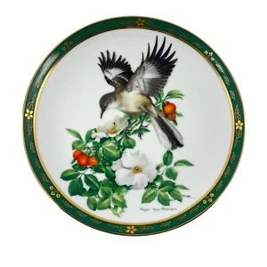 Mockingbird Songbirds Danbury Mint Plate From Roger Tory Peterson Collection - Picture 1 of 11