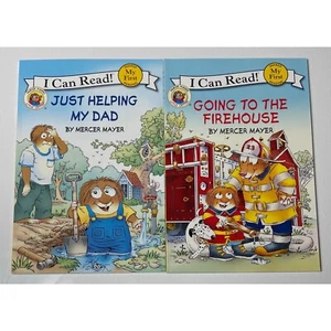 I Can Read! Little Critter Just Helping My Dad & Going To The Firehouse Books - Picture 1 of 1