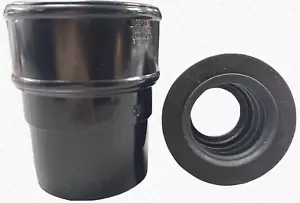 Gutter Down Pipe Rainwater 40mm Adaptor Connector Kit for 68mm Black Drain Pipe - Picture 1 of 4