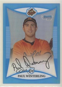 2008 Bowman Chrome Prospects Blue Refractor /150 Paul Winterling #BCP173