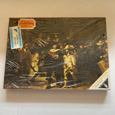 Vintage 1971 Ravensburger 750 piece "The Nightwatch" by Rembrandt SEALED RARE - Image 1 of 4