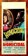 LOCANDINA MANIFESTO POSTER AFFICHE MOVIE CINEMA HOMICIDAL CASTLE HORROR THRILLER