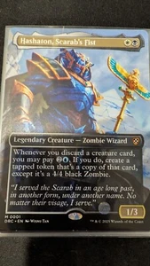 Hashaton, Scarab's Fist, Borderless, Aetherdrift Commander, Pack Fresh - Picture 1 of 1