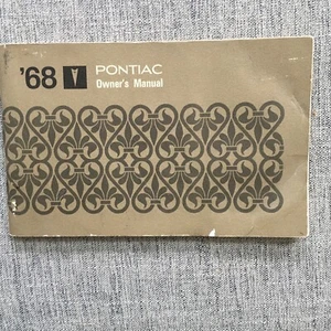 Vintage 1968 Pontiac Owners Manual User Guide Reference Operator Book - Picture 1 of 8