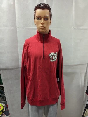 Jaqueta nova com etiquetas Washington Nationals '47 quarto de zíper Stateside XL MLB - Imagem 1 de 4