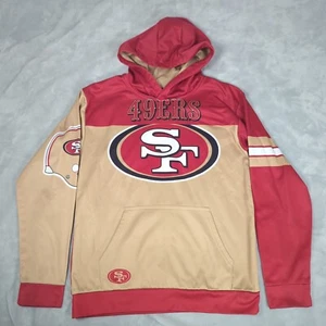 San Francisco 49ers Hoodie Youth XL Red Gold Pullover NFL Sweatshirt Arketa - Picture 1 of 10