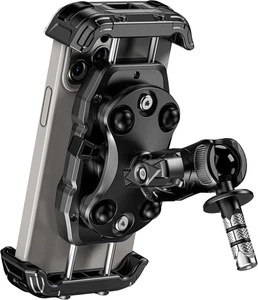 Kewig Motorrad Gabel Vorbau Handyhalterung mit Vibrationsdämpfer, verstellbar schwer - Bild 1 von 12