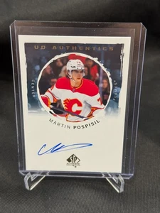 Martin Pospisil 2024-25 UD SP Authentic UD Authentics Auto Card Flames - Picture 1 of 2