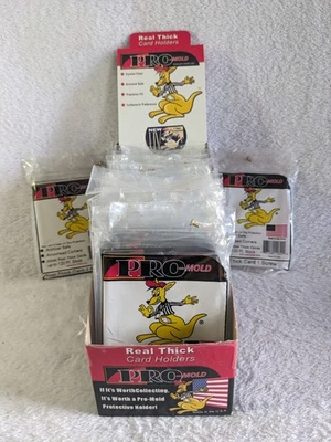 Full Box SET OF 20 🌟 Pro-Mold Real Thick Trading Card 120pt 1-Screw Holder UV - Image 1 of 2