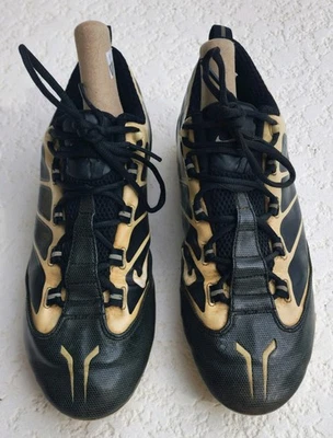 Nike Vapor Jet 4.2 TD Football Cleats Black / Vegas Gold Size 11 318907-022 Rare - Image 1 of 4