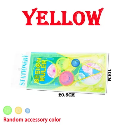 Conjunto de plantillas de dibujo espirógrafo de geometría plantilla de pintura arte manualidades Foto 1 de 4