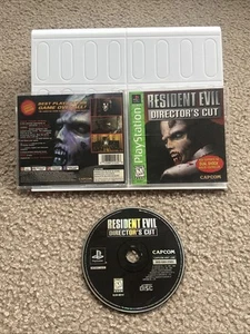 RESIDENT EVIL Director's Cut (PlayStation 1 1998 PS1) CIB Complete Greatest Hits - Picture 1 of 17