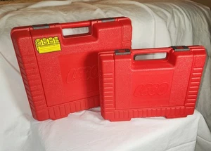 Lot of two,  Vintage LEGO Red Storage Cases - Picture 1 of 9