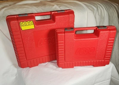 Lot of two,  Vintage LEGO Red Storage Cases - Image 1 of 4