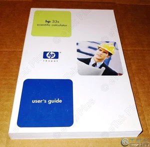 1x Handbuch Benutzerhandbuch für OEM HP 33S wissenschaftlicher Taschenrechner (HP33S 3. Auflage) - USA - Bild 1 von 6