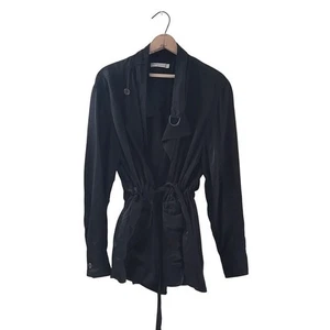 Vince Drapey Utility Multi Pocket Linen/Cotton Blend Jacket - Size Large - Picture 1 of 7