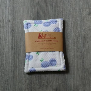 Mehrweg Geschirrschwämme, Blue Berry, 6er Pack, anthrazit, öko, waschbar, saugfähig - Bild 1 von 4