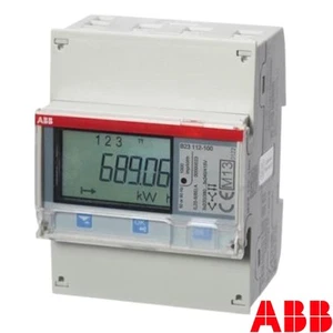 ABB B23 112-100 RS485 (Drehstromzähler Stahl) 3 Phasen 65A (0% MwSt.) - Bild 1 von 5