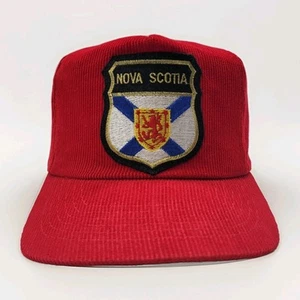 De colección Nueva Escocia Pana Sombrero Bandera Escudo Parche Snapback Gorra Yupoong Corea - Imagen 1 de 9