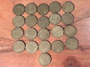 LOT #73 - SIXPENCE Coins Queen Elizabeth Collection - 21 in total - Picture 1 of 1