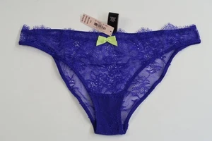 Victoria's Secret Lace Cheekini Very Sexy Panty Size Small Violet Brand New - Picture 1 of 7