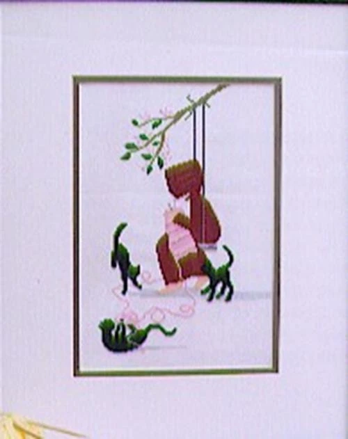 Knitting Challenge by Diane Graebner cross stitch pattern - Image 1 of 1