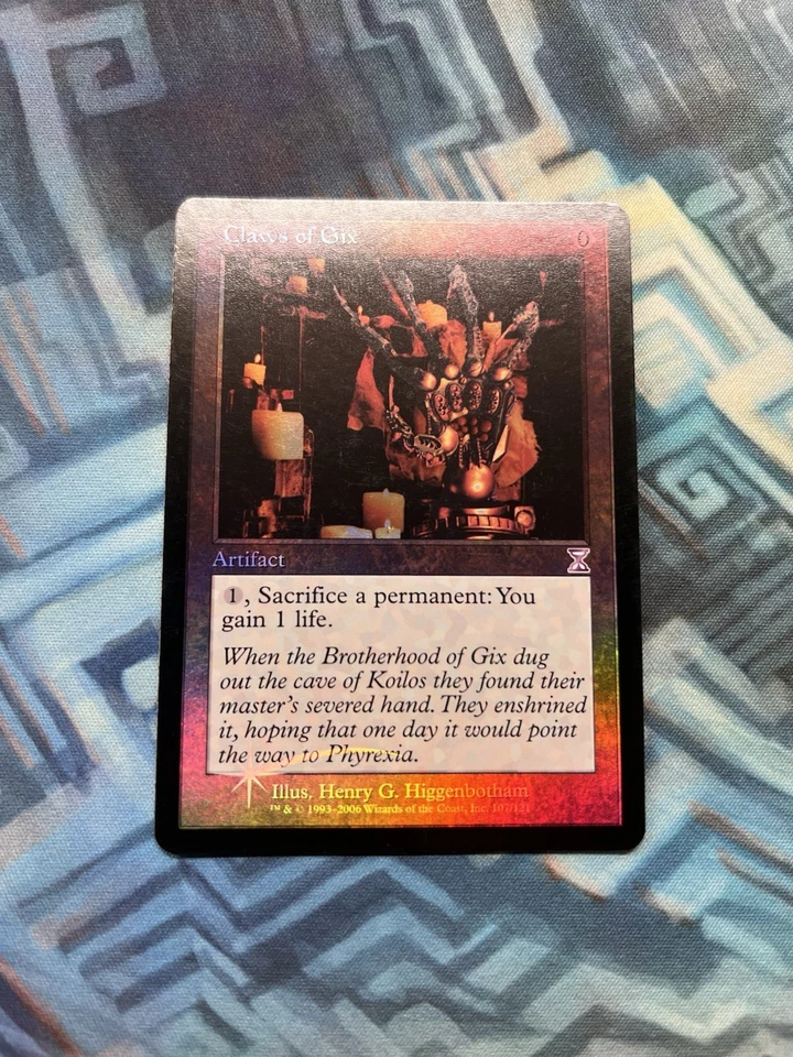 MTG Foil Claws of Gix EX/LP Timeshifted Time Spiral - Image 1 of 4