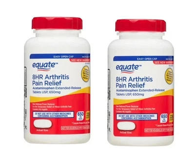 Equate 8 Hour Arthritis Pain Relief, 650 Mg, 225 Caplets EXP: 09/2026 (2 PACK) - Image 1 of 4