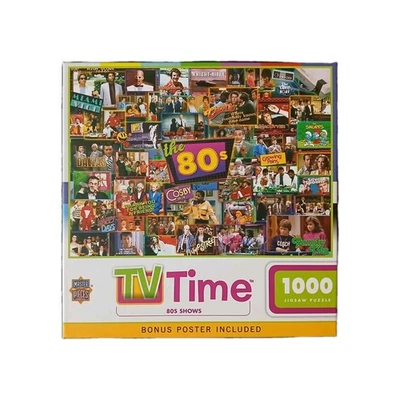 Rompecabezas MasterPieces TV Time "Los 80" 1000 piezas NUEVO SELLADO  Foto 1 de 3