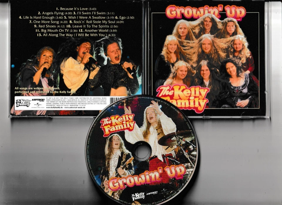 CD THE KELLY FAMILY - GROWIN' UP - Bild 1 von 1