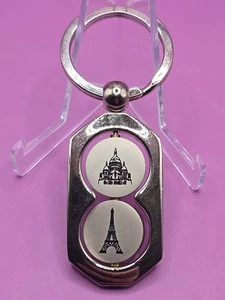 Llavero Llavero - Vintage Metal París Recuerdo Regalo Lugares de interés - Imagen 1 de 2