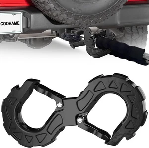 Gancho de remolque en forma de S de 3/8", 33000 libras cabrestante de remolque grillete de recuperación gancho de cabrestante para automóvil - Imagen 1 de 10