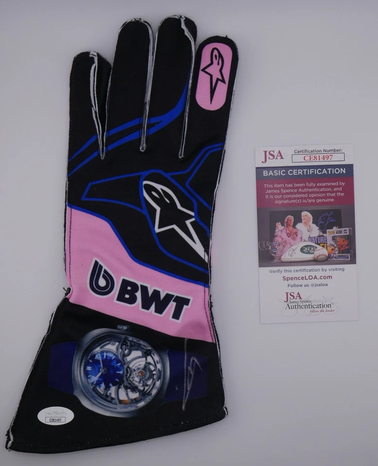 Pierre Gasly Signed Alpine Racing Race Glove Formula 1 JSA Auth - Image 1 of 1