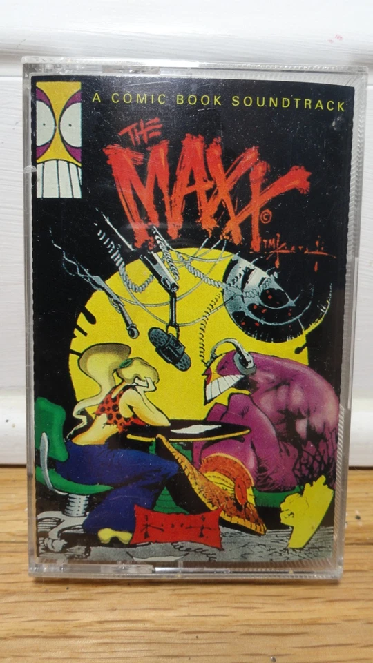 Cassette Tape 1993 Sam Keith The Maxx Maxximum Sound ComicBook Soundtrack SEALED - Image 1 of 4
