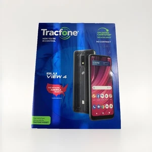 Prepaid Smartphone by Tracfone BLU View 4 32GB Black Brand New - Picture 1 of 14