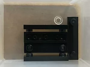 Lego Stck. - schwarze Platte 1 x 4 mit 2 Nieten - Nr. 92593 - Stck 5 - Bild 1 von 1