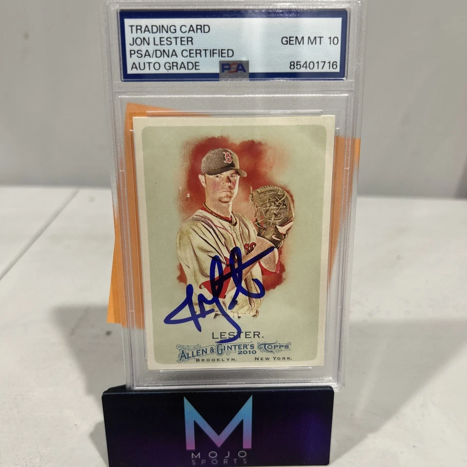Jon Lester 2010 Topps Allen And Ginter Auto PSA 10 - Image 1 of 1