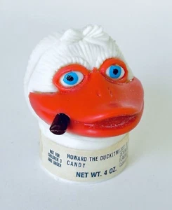Vintage 1986 Topps HOWARD THE DUCK Candy Container 2” GEORGE LUCAS - Picture 1 of 3