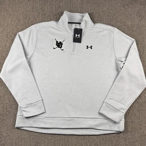 Under Armour Womens XL 1/4 Zip Pullover Fleece Sweatshirt Sweater Utah Utes Golf - Picture 1 of 8