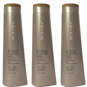 3 Joico K-Pak Reconstruct Shampoo to Repair Damage 10.1 oz ea (635)