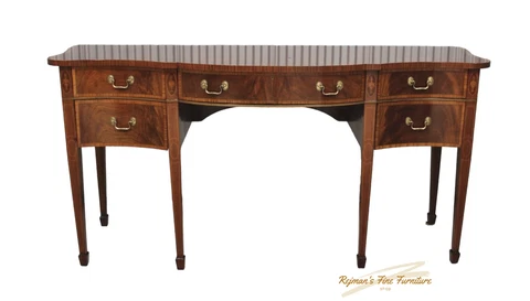 Hickory Chair Mark Hampton Collection Federal Style Mahogany Inlaid Sideboard Cover